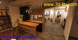 3D打印模型FG Industrial Rustic Office的图片