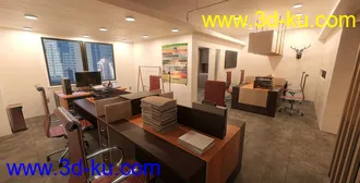 3D打印模型FG Industrial Rustic Office的图片
