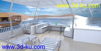 3D打印模型FG Luxury House Boat的图片