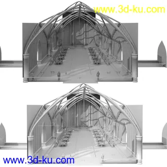 3D打印模型FG Medieval King's Throne的图片