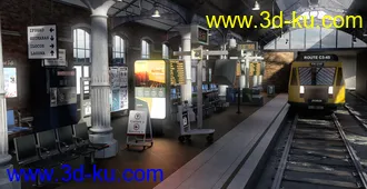 3D打印模型FG Railway Station的图片
