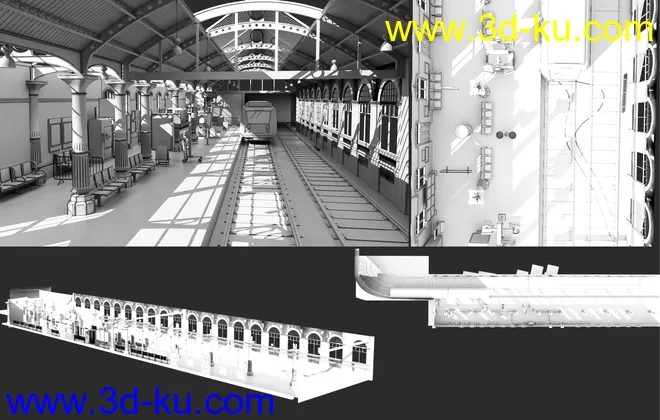 FG Railway Station模型的图片5
