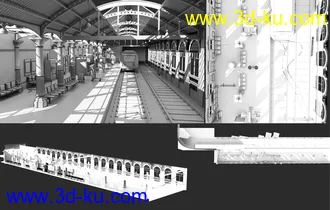 3D打印模型FG Railway Station的图片