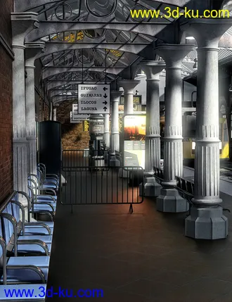 3D打印模型FG Railway Station的图片