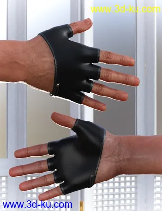 3D打印模型Fingerless Gloves for Genesis 8 Males的图片