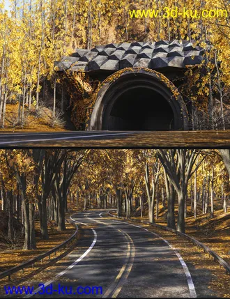3D打印模型Forest Road的图片