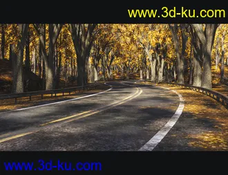 3D打印模型Forest Road的图片
