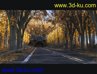 3D打印模型Forest Road的图片