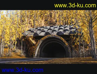 3D打印模型Forest Road的图片