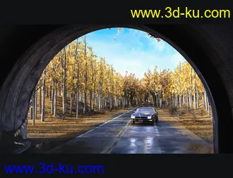3D打印模型Forest Road的图片