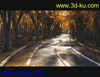 3D打印模型Forest Road的图片