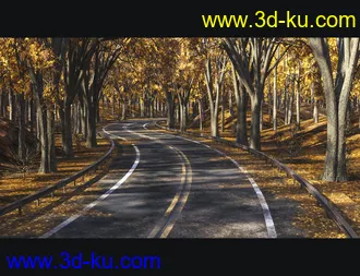 3D打印模型Forest Road的图片