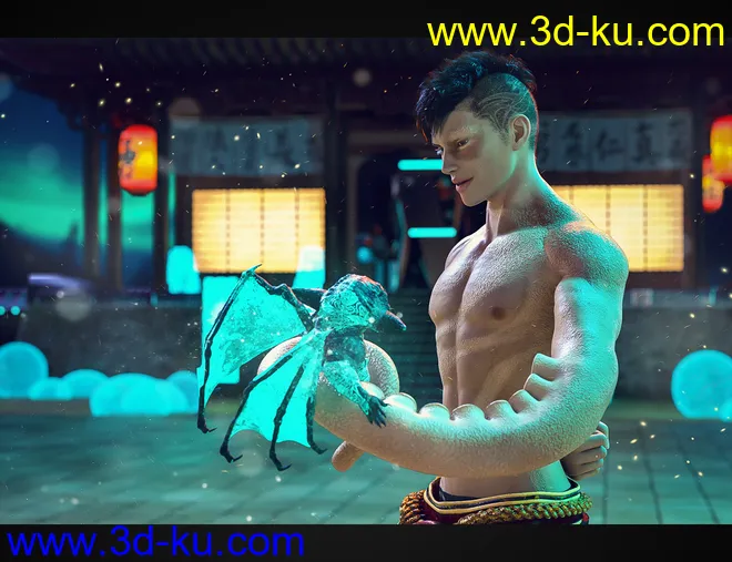 FPE Tentacle Arms for Genesis 8 Males模型的图片23