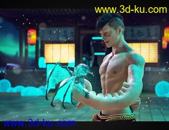 3D打印模型FPE Tentacle Arms for Genesis 8 Males的图片