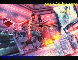 3D打印模型FPE Tentacle Arms for Genesis 8 Males的图片