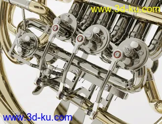 3D打印模型French Horn and Poses for Genesis 8 and 8.1的图片