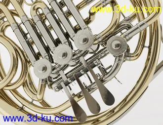 3D打印模型French Horn and Poses for Genesis 8 and 8.1的图片