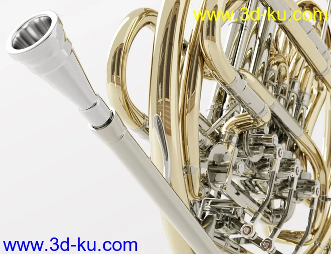 French Horn and Poses for Genesis 8 and 8.1模型的图片6