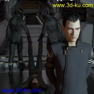 3D打印模型Friedrich HD for Genesis 8 Male的图片