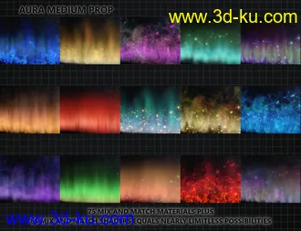 3D打印模型FSL Flexible Auras and Halos的图片