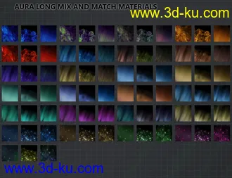 3D打印模型FSL Flexible Auras and Halos的图片