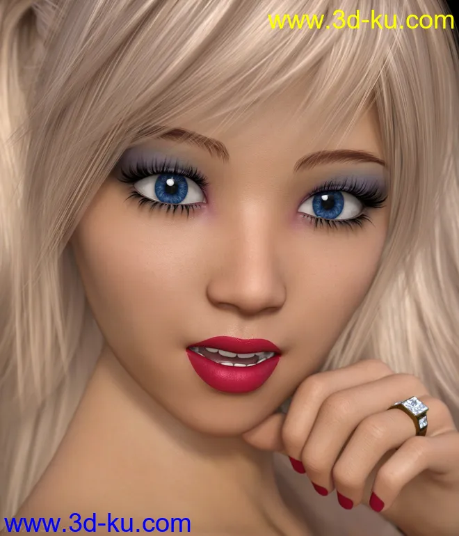 FXY Aisha For Genesis 8 Female模型的图片1