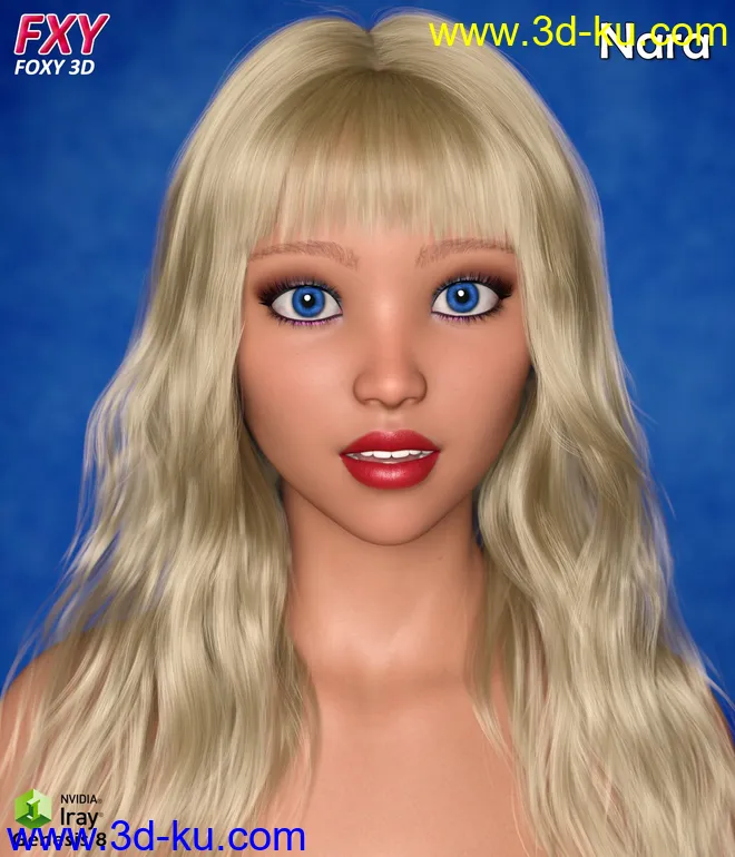 FXY Nara For Genesis 8 Female模型的图片1