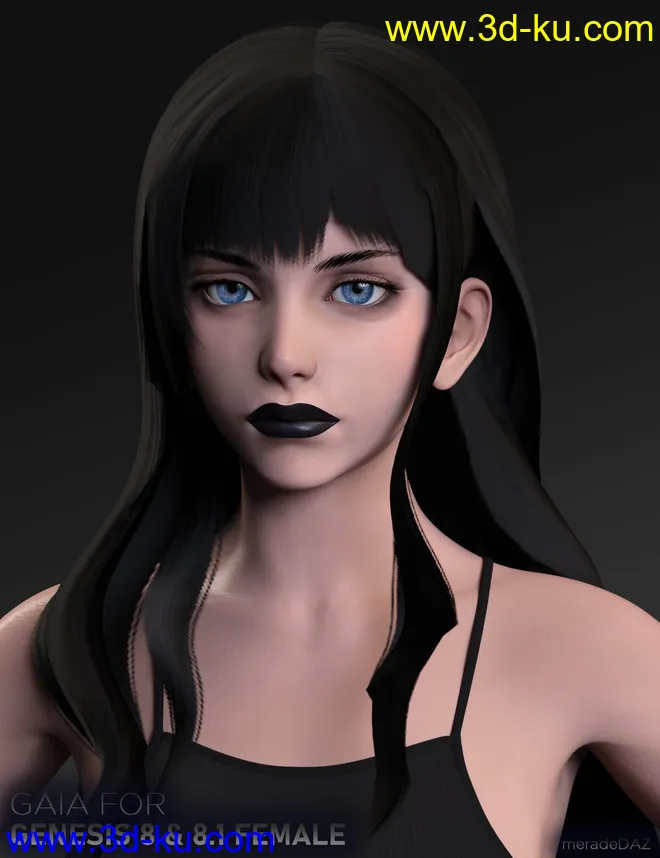Gaia For Genesis 8 and 8.1 Female模型的图片1