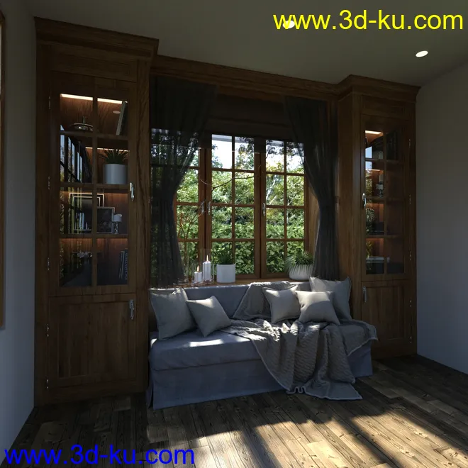 Garden Window Seat模型的图片1