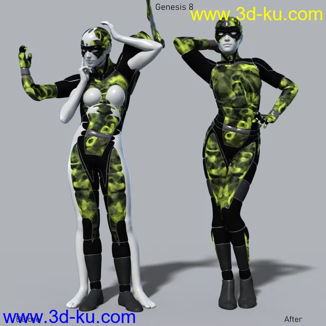 Genesis Clones for Genesis 8 and 8.1 and Vice Versa模型的图片7