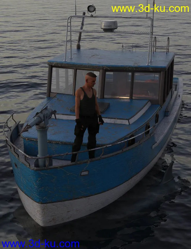 Giant Shark Killer Boat模型的图片1
