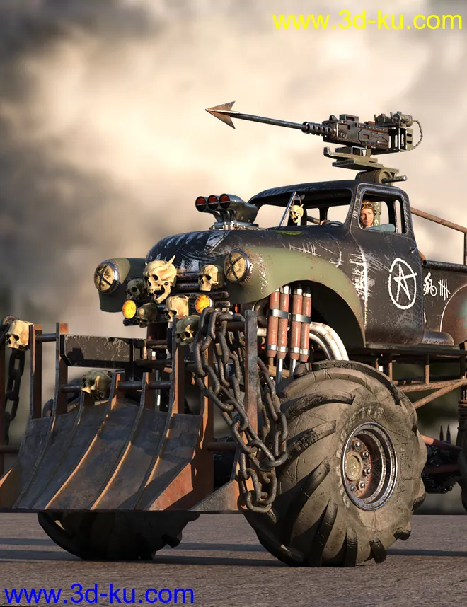 Gila Destructive Truck模型的图片1