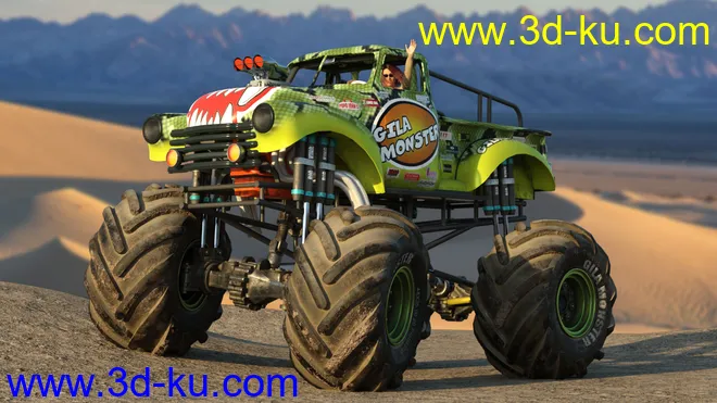 Gila Monster Truck模型的图片3