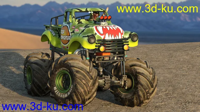 Gila Monster Truck模型的图片4