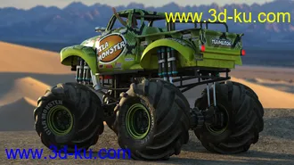 3D打印模型Gila Monster Truck的图片