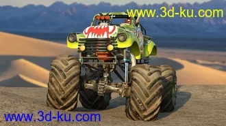 3D打印模型Gila Monster Truck的图片