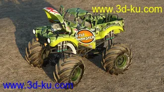 3D打印模型Gila Monster Truck的图片