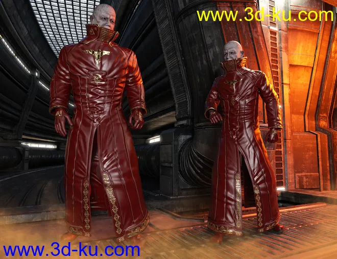 Gild Servant for Genesis 8 Males模型的图片3