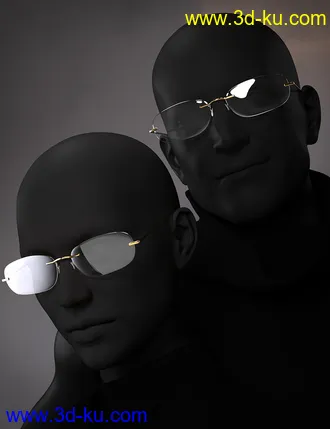 3D打印模型Glasses Bundle for Genesis 8 and 8.1的图片