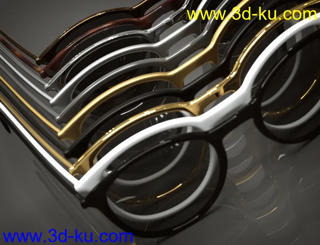 Glasses Bundle for Genesis 8 and 8.1模型的图片11