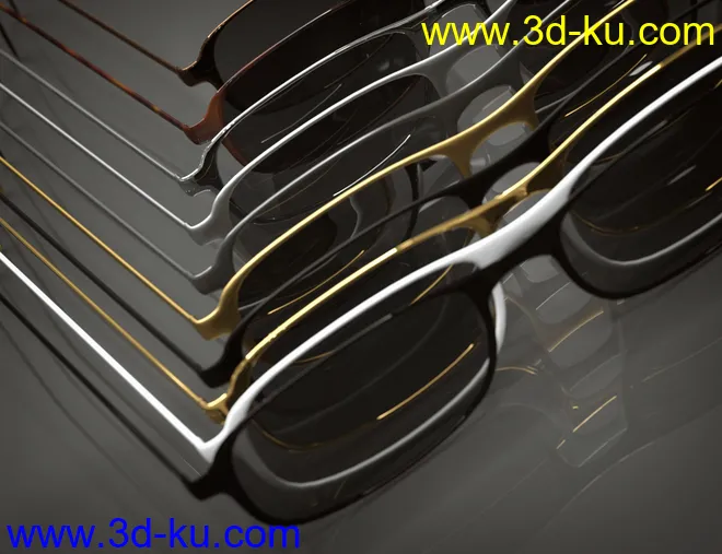 Glasses Bundle for Genesis 8 and 8.1模型的图片16