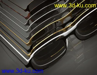 3D打印模型Glasses Bundle for Genesis 8 and 8.1的图片