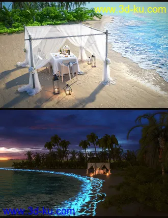 3D打印模型Glowing Beach的图片