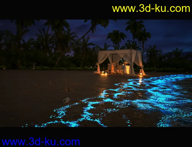 Glowing Beach模型的图片2