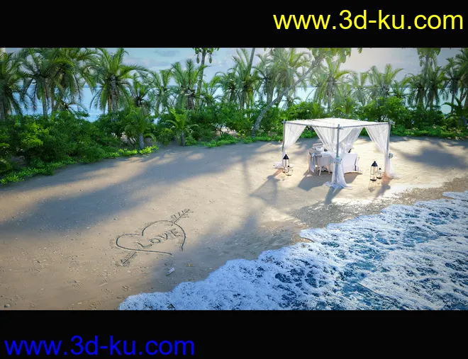 Glowing Beach模型的图片4