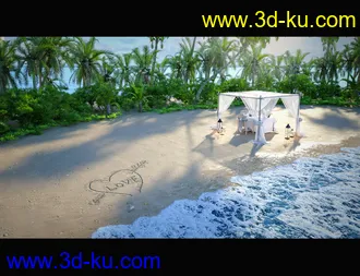 3D打印模型Glowing Beach的图片