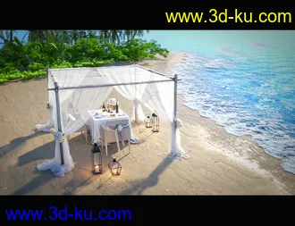 3D打印模型Glowing Beach的图片