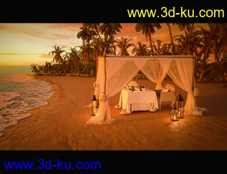 3D打印模型Glowing Beach的图片