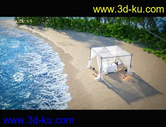 3D打印模型Glowing Beach的图片