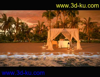 3D打印模型Glowing Beach的图片